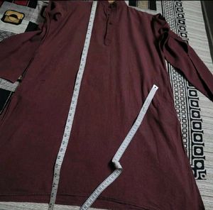 Khadi Men's Brown Kurta