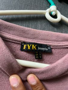 Trendy "Good Vibes" Cropped Sweatshirt