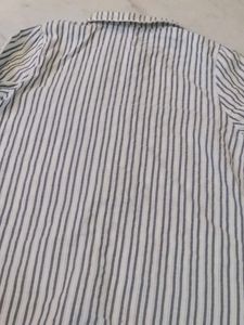 🤩Striped Cotton Kurta with Lace🤩