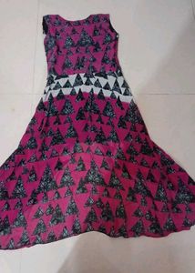 Geometric Print Maxi Dress