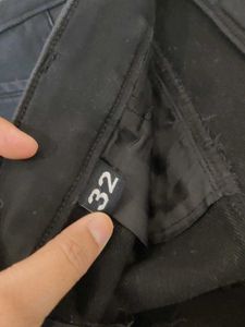 Navy Blue Straight Fit Pants