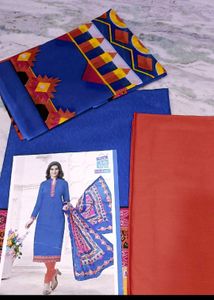Stylish Blue Kurta Set with Dupatta