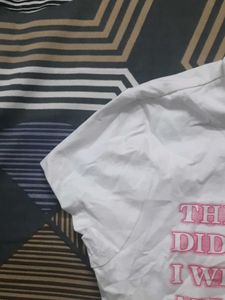 Y2k Pink And White Top 🎀 (Not Used)