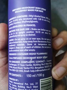 Lumiere Women Perfumed Deodorant Body Spray