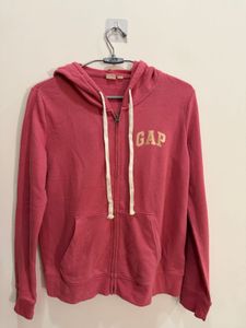 Original Gap Pink Zip-Up Hoodie