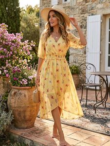 Floral Cold Shoulder Dress