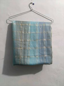 Elegant Blue Ombre Saree