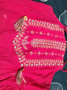 Beautiful Pink Ethnic Gown frock