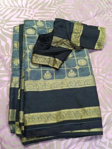 Cotton Blend Saree
