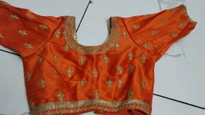 Orange Lehenga Choli Set