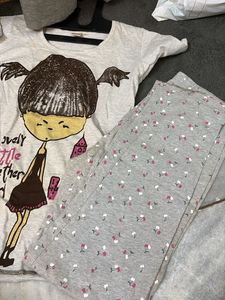 Cute Graphic Pajama Set