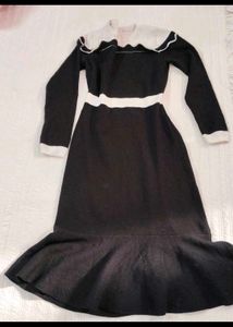 Chic Black &amp; White Party Dress