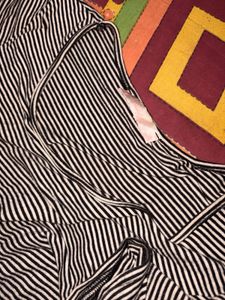 Striped Fit &amp; Flare Mini Dress