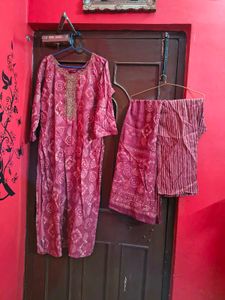 Beautiful Berry Colored Kurta Set