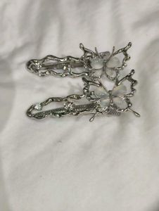 imported aesthetic y2k Butterfly Hair Clip set