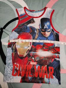 Marvel Civil War Tank T shirt