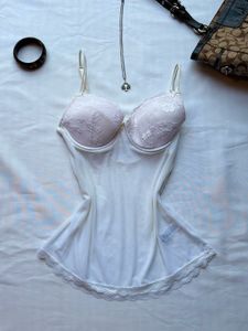 Lace Trim Camisole Slip
