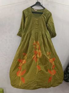 Bohemian Floral Print Midi Dress