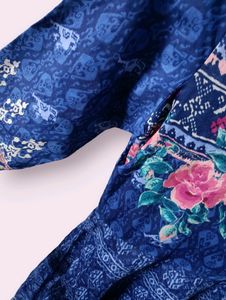 BIBA branded Floral Print Anarkali Kurta