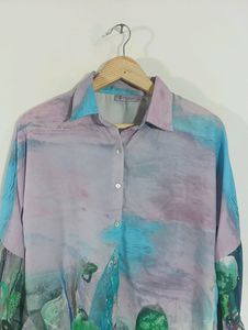 Multicolor Printed Casual Top (Women)