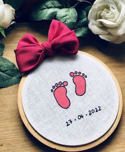 Customisable Baby Birthday Hoop