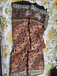 Elegant Embroidered Saree