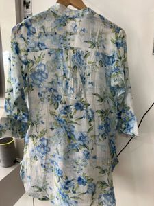 beautiful floral short kurti