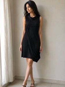 Black Sleeveless Dress + sunscreen freebie🎁