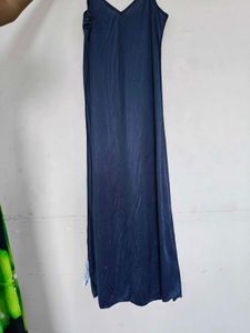 Elegant Navy Blue Maxi Dress