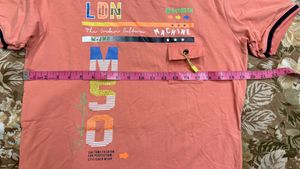 Men's Graphic Print Polo T-Shirt