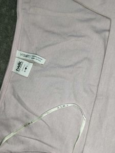 Cute Pink Square Neck Top (Double layer to