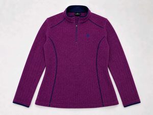 💜 Purple Quarter-Zip Sports Sweater!