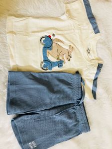 Cute Kangaroo Scooter Graphic Tee