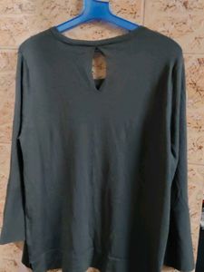 Women's Bell Sleeve Cutout Top