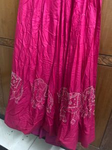 Vibrant Pink Lehenga Choli Set