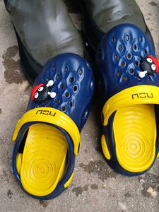 Cute Blue Ladybug Clogs