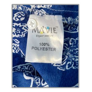 Blue &amp; White Elephant Print Tunic