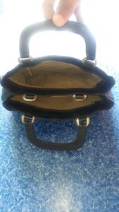 pure leather handbag