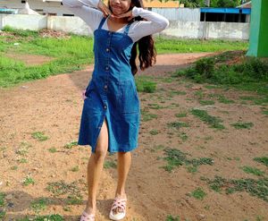Denim dress