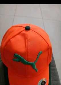 Puma Cap - Orange &amp; Green