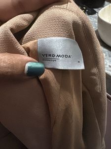 Peach Suede Blazer
