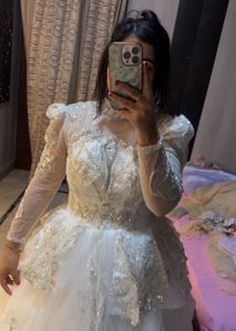 Bridal gown with Intricate Embellish🦋