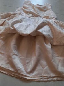 Girls Embroidered Party Dress with Bow