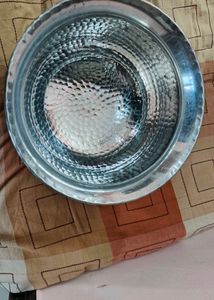 Big hammered aluminium handi 25.5 cm