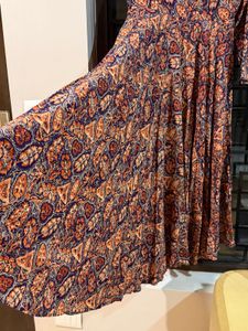 Label Ritu Kumar Printed Maxi Dress with Zip