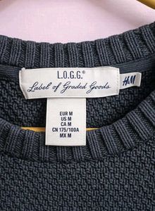 H&amp;M Stylish grey Knit Sweater