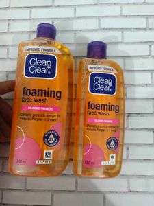 Clean & Clear Foaming Face Wash combo