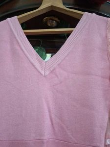 Pink Knit Dress