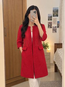 Elegant Red Women's Jacket