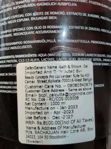 Sachajuan Scalp Shampoo + conditioner - 1ltr